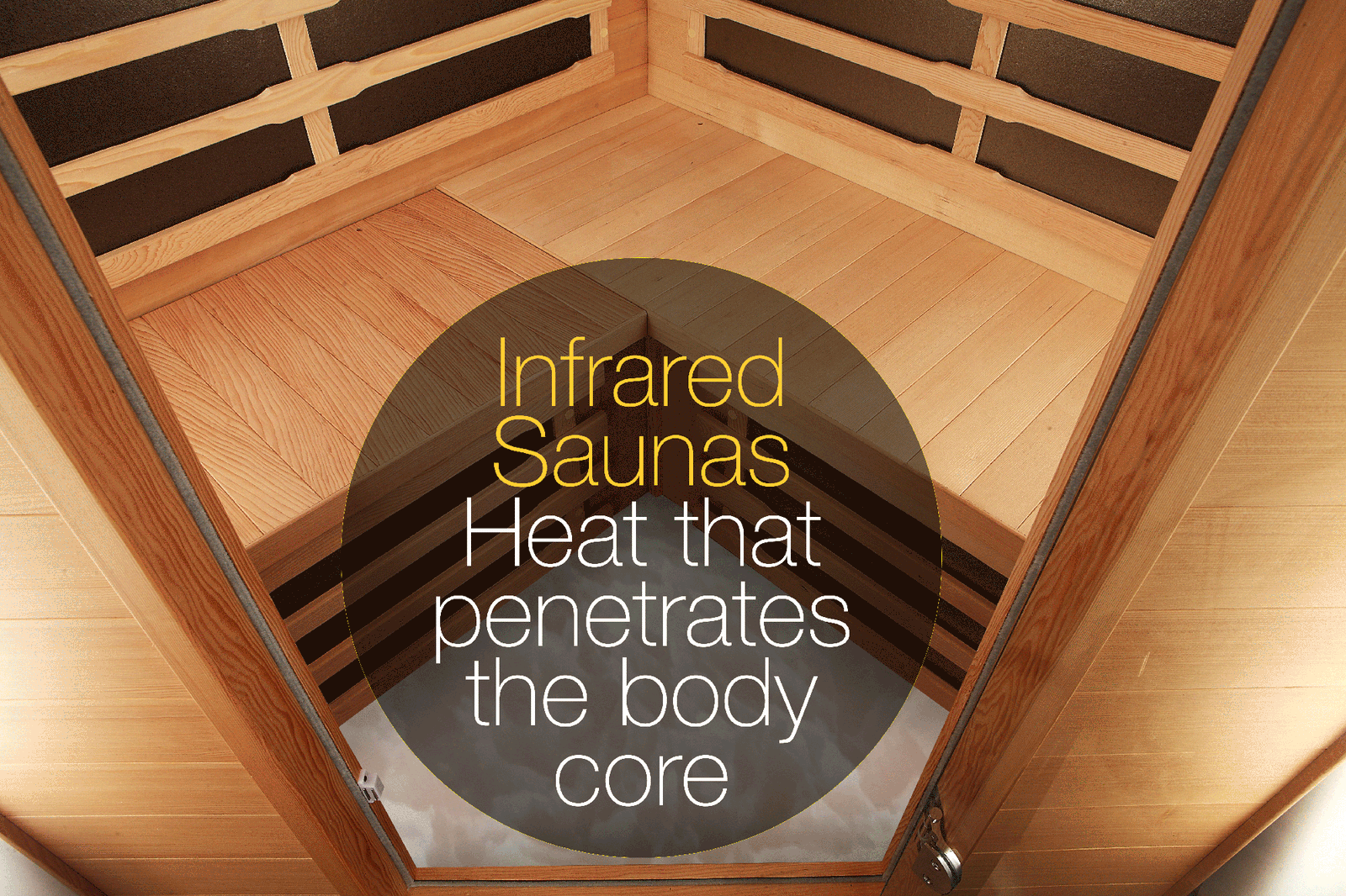 Infrared Saunas - heat that penetrates the body core