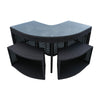 Eckbar-Set – quadratische Surround-Möbel