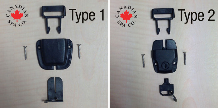 Types of hot tub cover clips