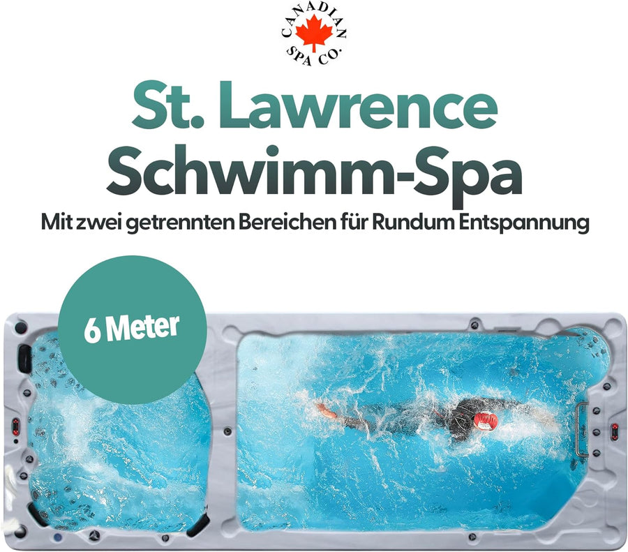 St. Lawrence 20' Dual Temperature Swim Spa