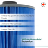 50 Sq Ft Threaded Filter Microban
