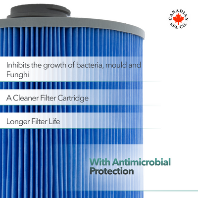 50 Sq Ft Threaded Filter Microban