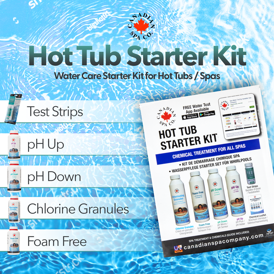 Hot Tub (Starter) Chemical Kit with Free App