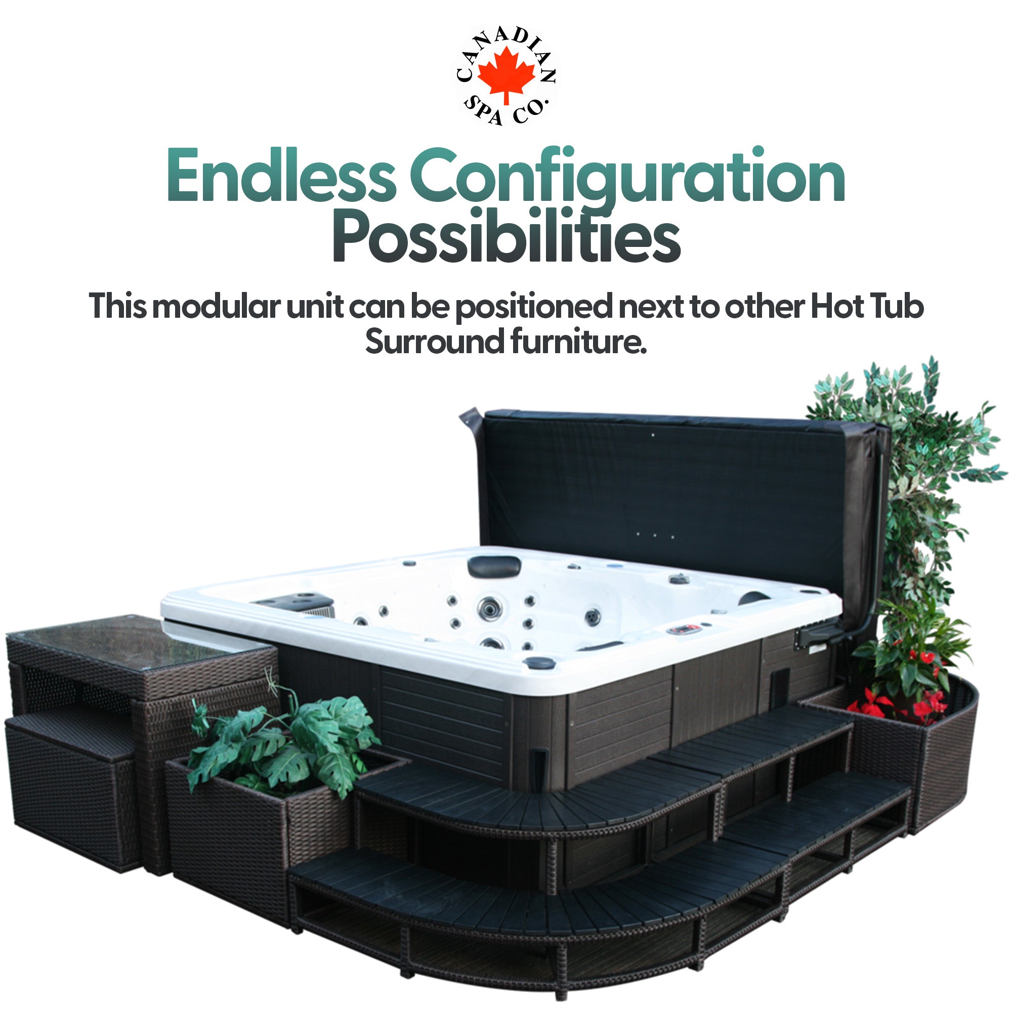 Corner Steps - Square Surround Furniture