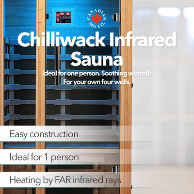 Chilliwack Far Infrared Sauna W101.5 x D96.5 x H190.5cm