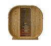 Outdoor Oval Barrel Sauna Combination Infrared/ traditional 1842/72" x1200/48" x 1945mm x 77"