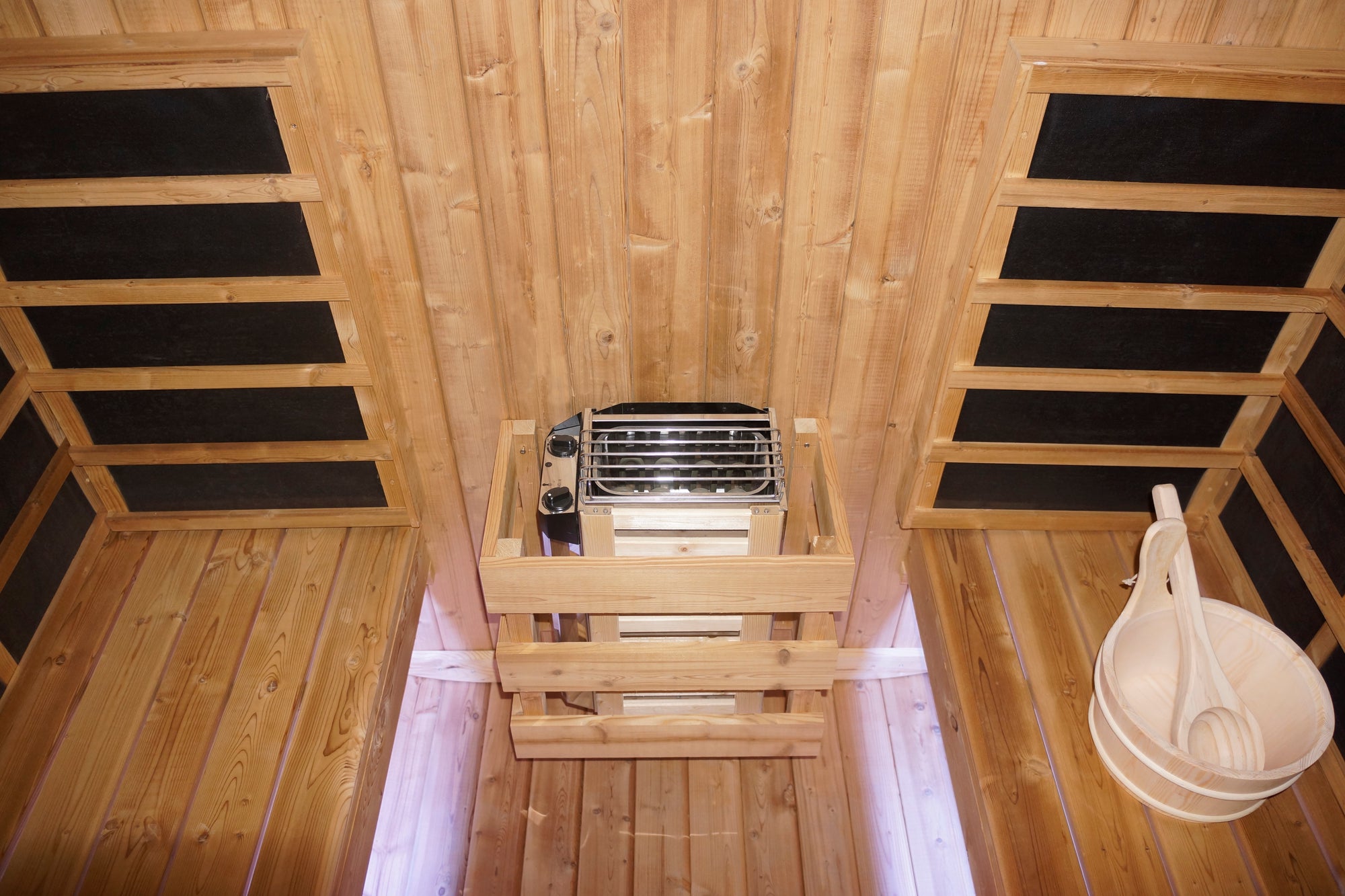 Outdoor Oval Barrel Sauna Combination Infrared/ traditional 1842/72" x1200/48" x 1945mm x 77"