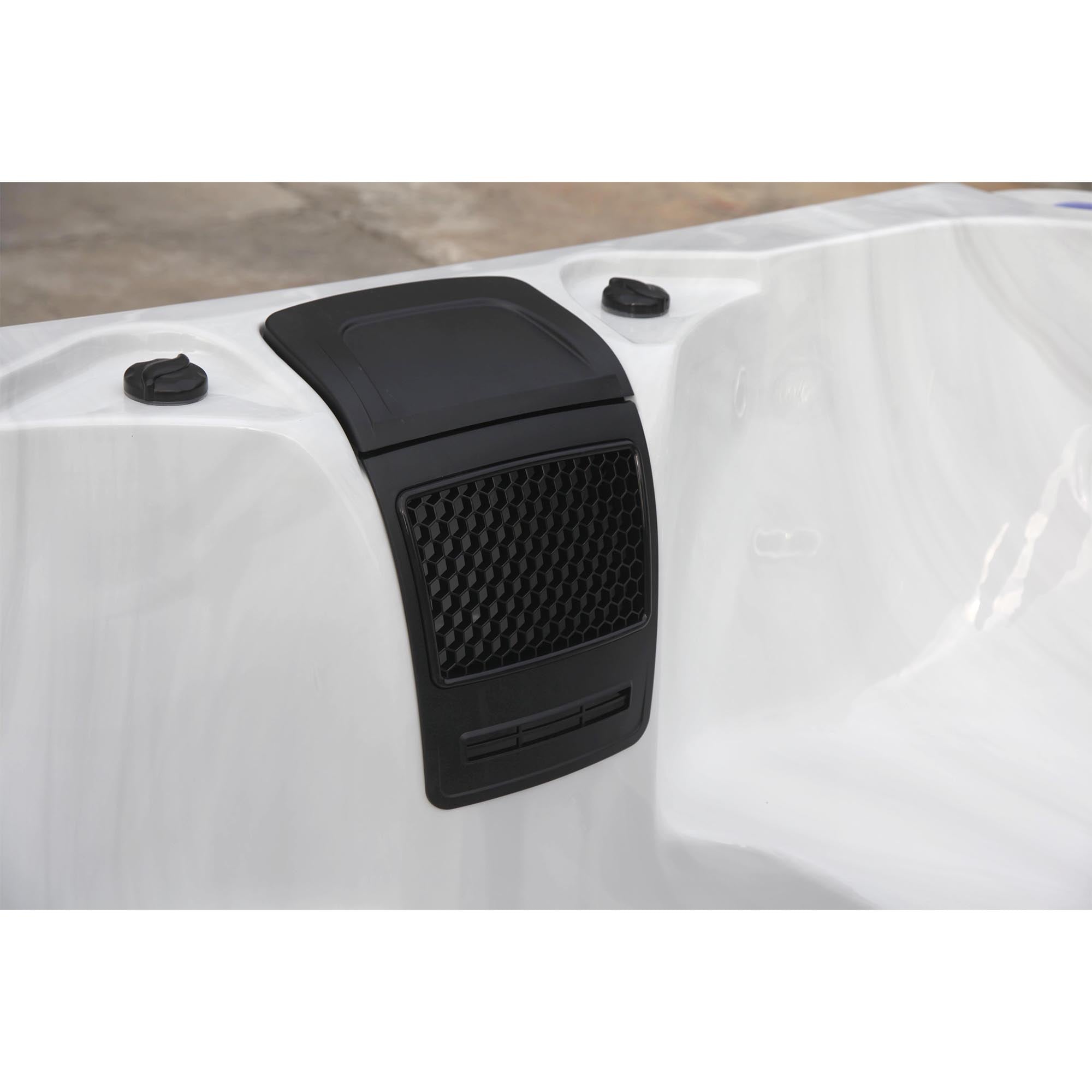 Canadian Spa Company_KH-10041_Kelowna_Rectangular_Plug_&_Play_4-Person_2 Lounge_2 Seat_21-Jet Hot Tub_Blackout Insulation_UV Light Water Care