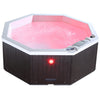 Canadian Spa Company_KH-10095_Muskoka_Octagonal_Plug_&_Play_4-Person_14-Jet Hot Tub_Blackout Insulation_UV Light Water Care_Patio Spas