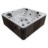 Canadian Spa Company_KH-10032_Vancouver_Square_6-Person_66 -Jet Hot Tub_Blackout Insulation_UV Light Water Care_Lounger