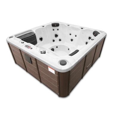 Canadian Spa Company_KH-10159_Winnipeg_Square_Plug_&_Play_6-Person_35 -Jet Hot Tub_Blackout Insulation_UV Light Water Care_Lounger
