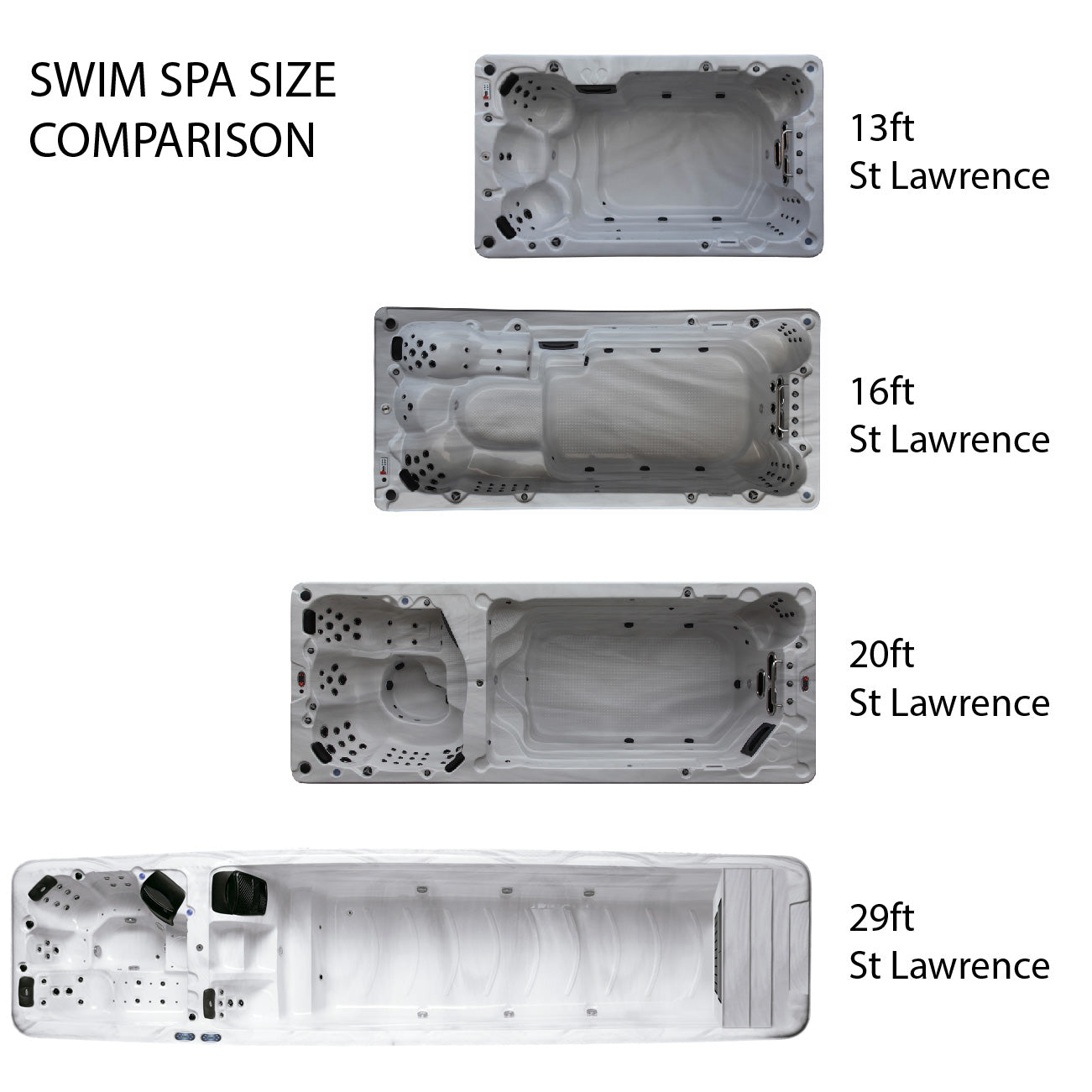 Canadian Spa Company_KS-10004_St Lawrence 13’_73 Jet_Swim Spa_Blackout Insulation_UV Light Water Care