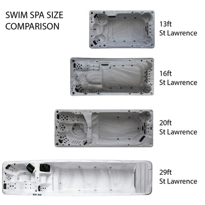 Canadian Spa Company_KS-10006_St Lawrence 20’_73 Jet_Swim Spa_Blackout Insulation_UV Light Water Care